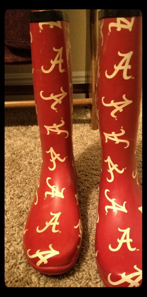 Alabama Crimson Tide Rainboots